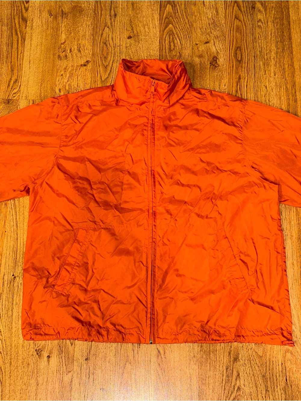 Eddie Bauer Hooded Lightweight Nylon Windbreaker Jacket MEDIUM